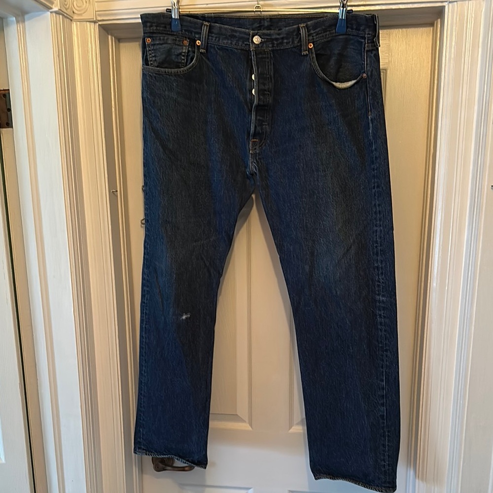 Men’s Levi's Blue Straight Leg Jeans Classic Fit Size 40x32
